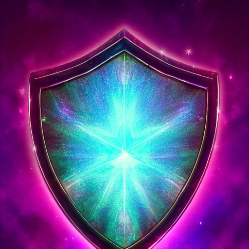 89664-3463349202-a magic shield made out of light and purple crystals, fantasy, magical, shiny, digital art, 4k.webp